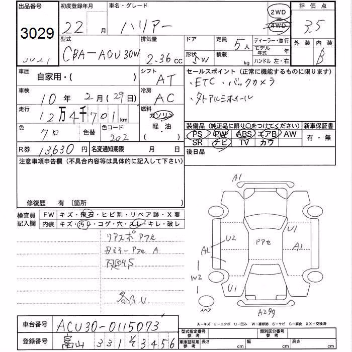 TOYOTA HARRIER