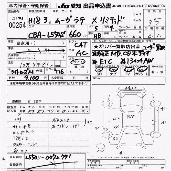 DAIHATSU MOVE LATTE