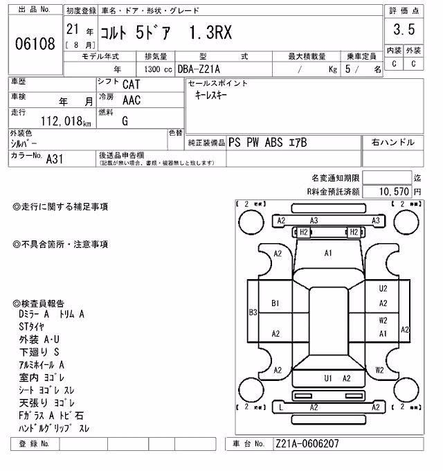 MITSUBISHI COLT