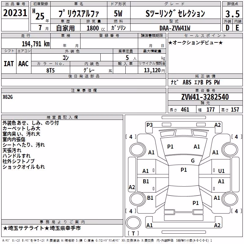 TOYOTA PRIUS ALPHA