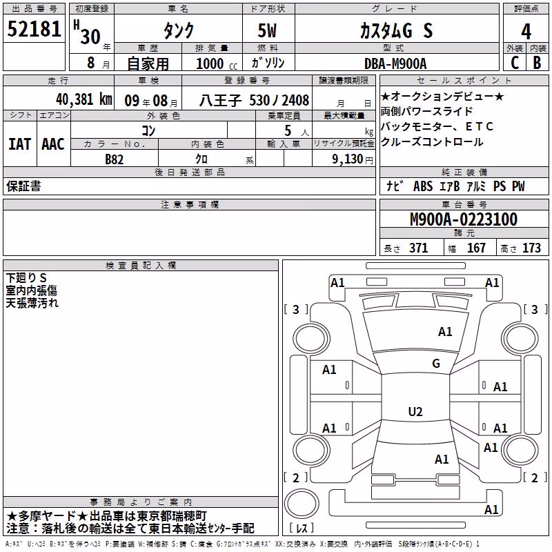 TOYOTA TANK