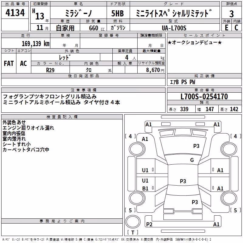 DAIHATSU MIRA GINO