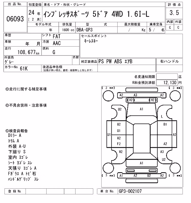 SUBARU IMPREZA