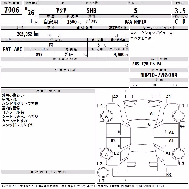 TOYOTA AQUA