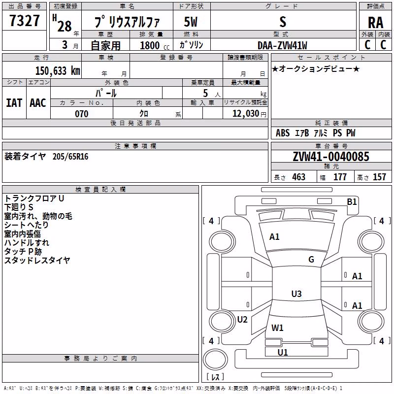 TOYOTA PRIUS ALPHA
