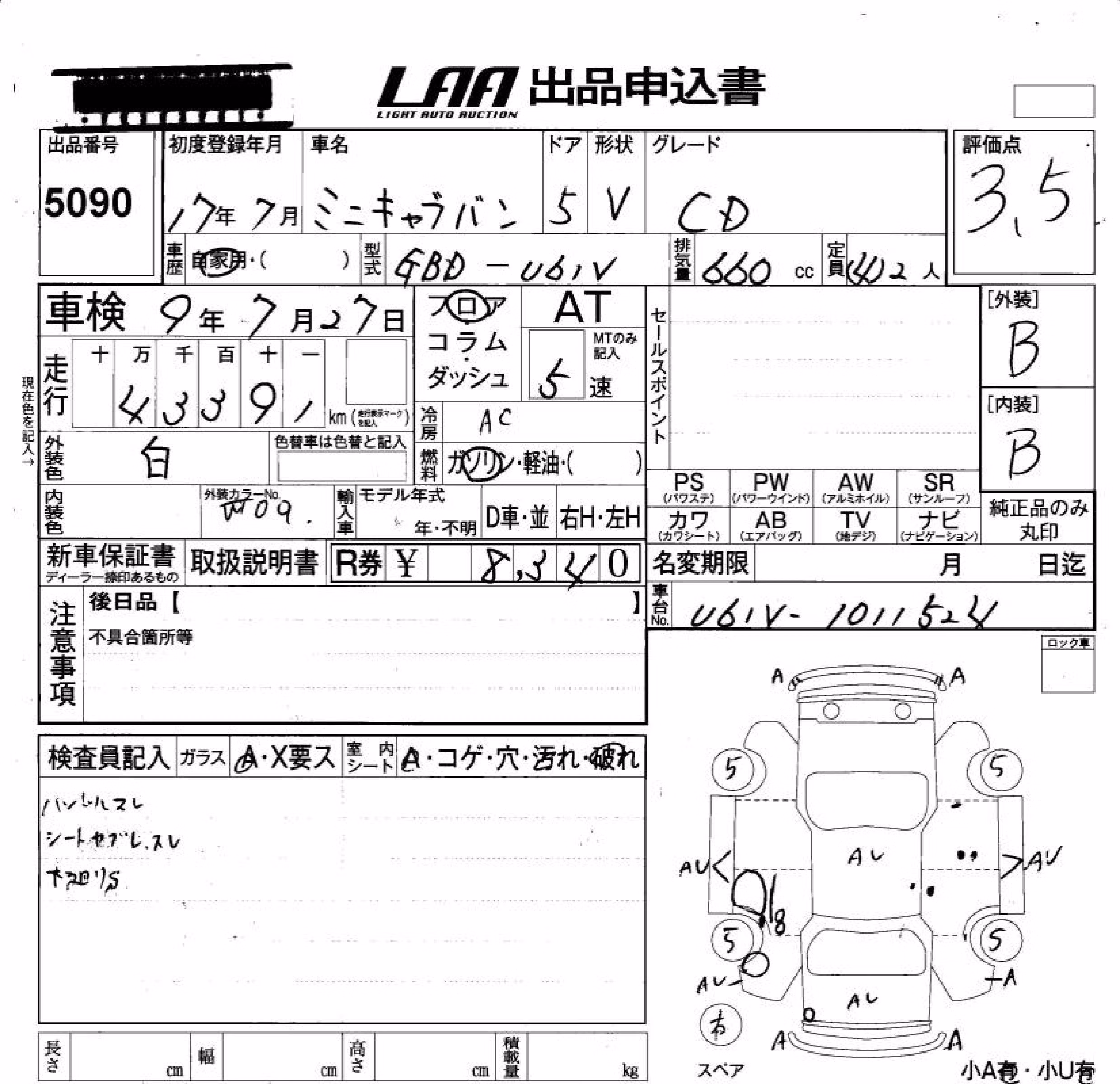 MITSUBISHI MINICAB
