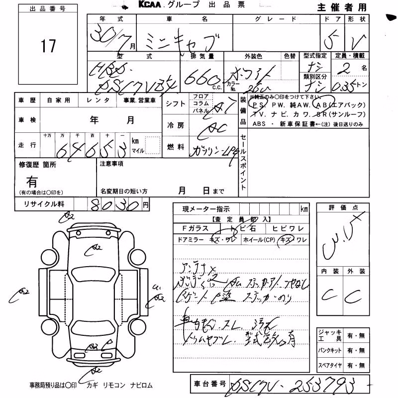 MITSUBISHI MINICAB