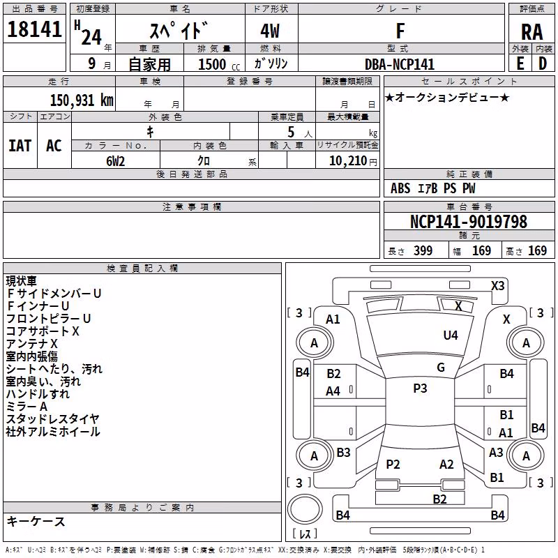 TOYOTA SPADE