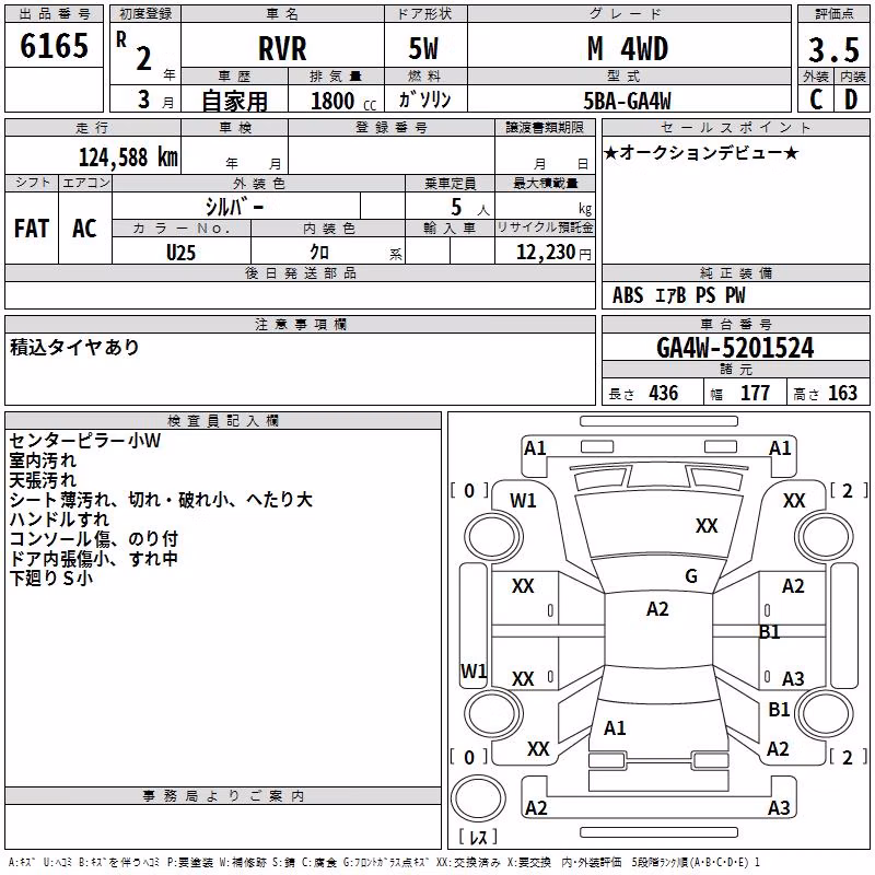 MITSUBISHI RVR