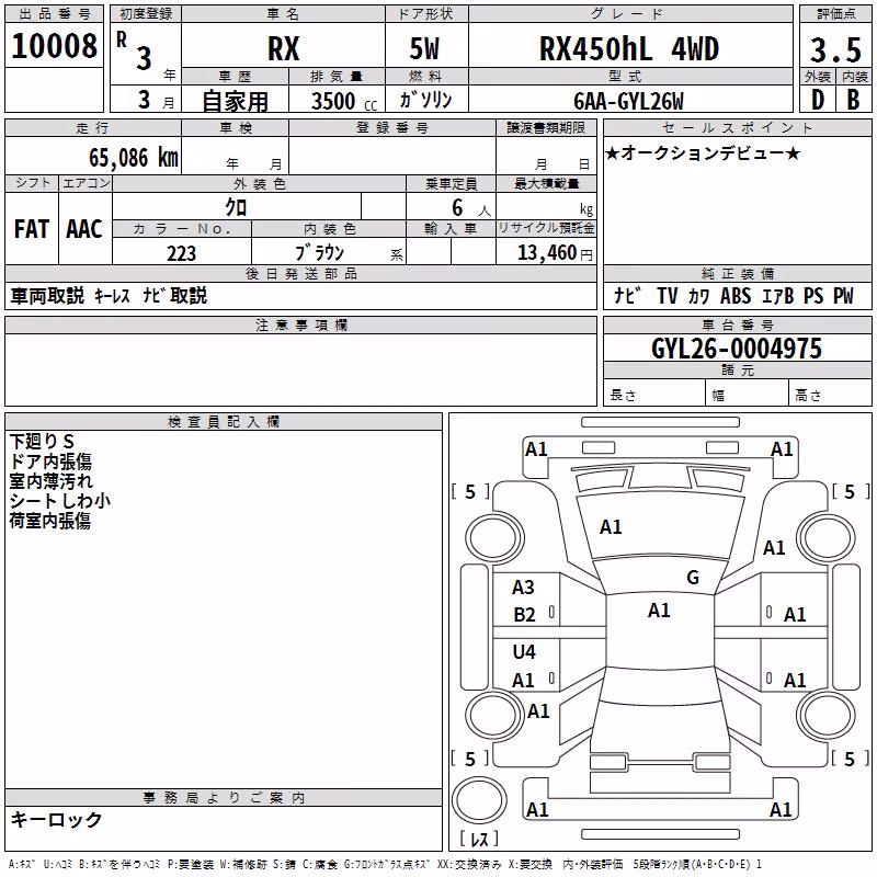 LEXUS RX450HL