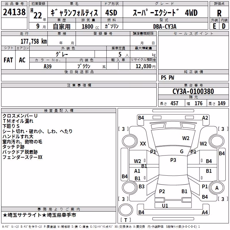 MITSUBISHI GALANT FORTIS