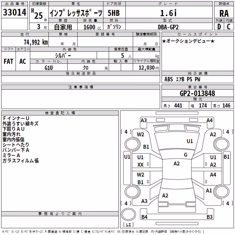 SUBARU IMPREZA