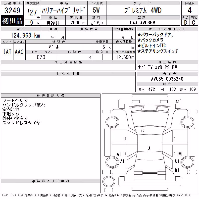 TOYOTA HARRIER