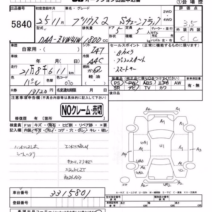 TOYOTA PRIUS ALPHA