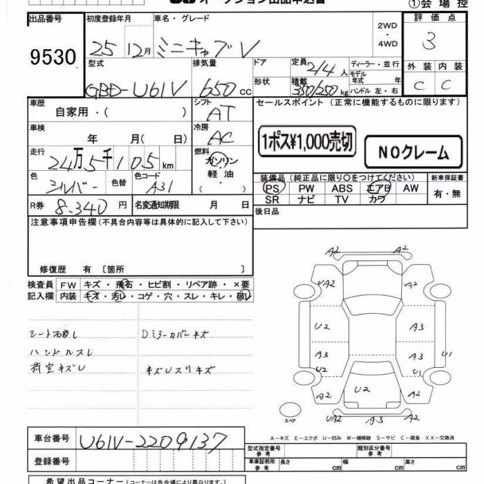 MITSUBISHI MINICAB