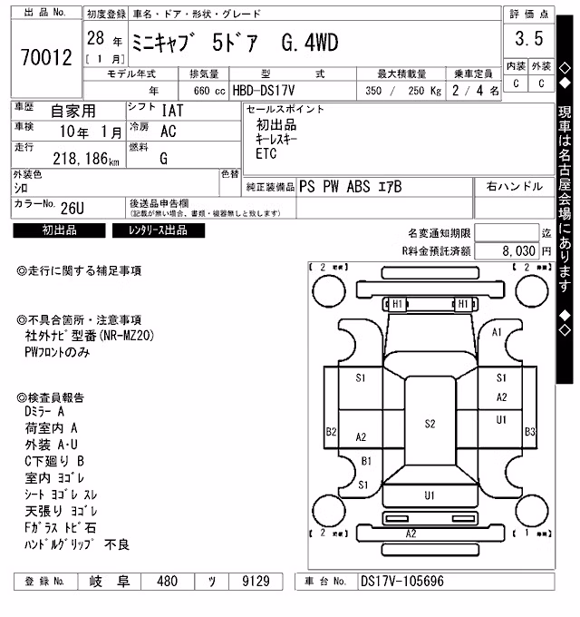 MITSUBISHI MINICAB