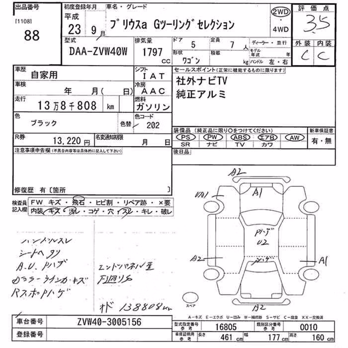 TOYOTA PRIUS ALPHA