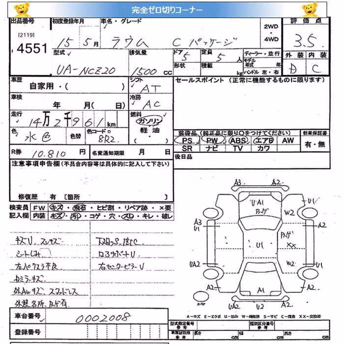TOYOTA RAUM