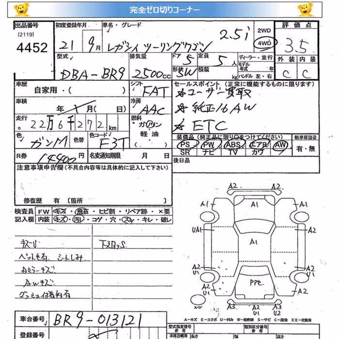 SUBARU LEGACY