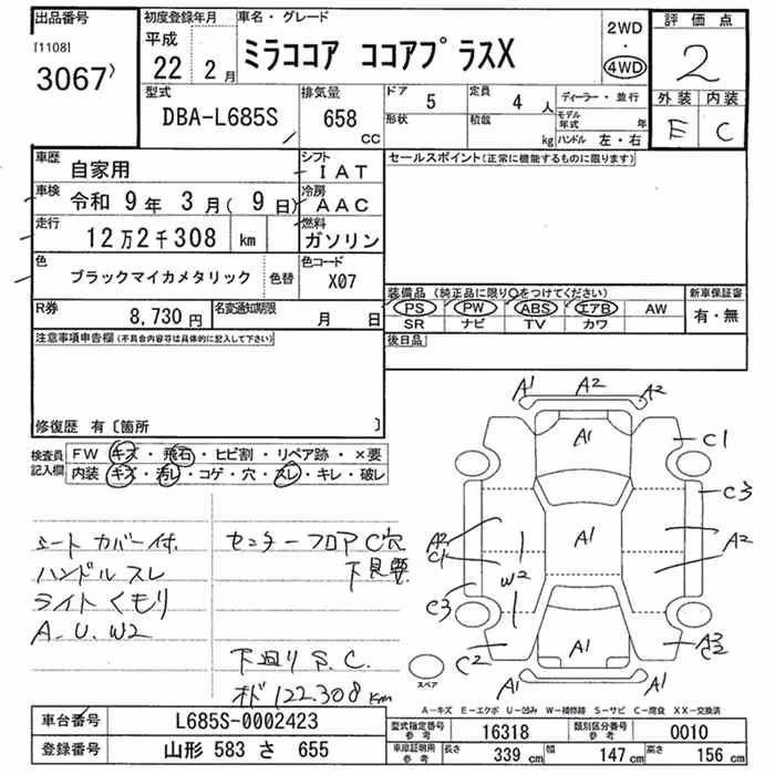 DAIHATSU MIRA COCOA