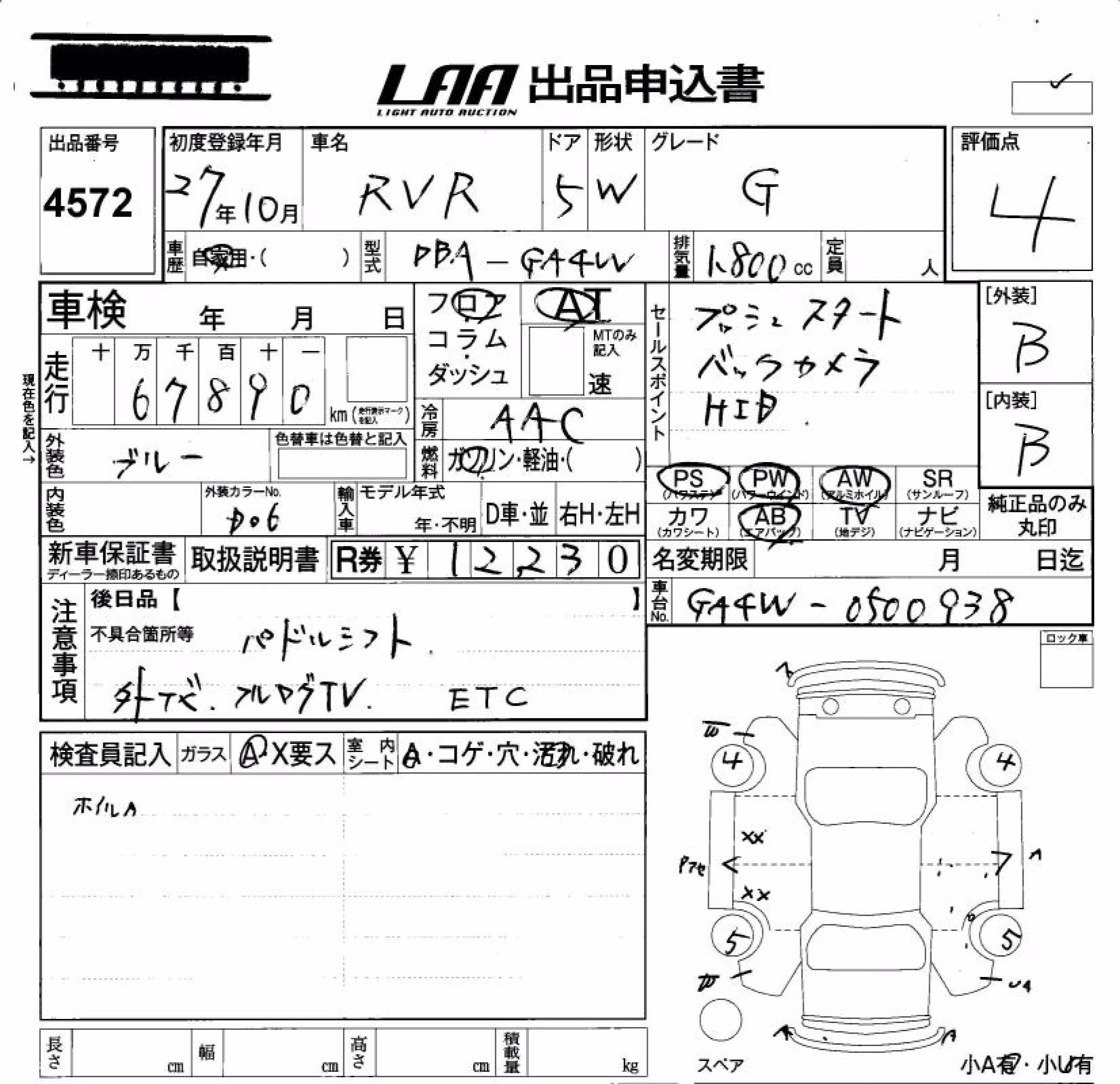 MITSUBISHI RVR