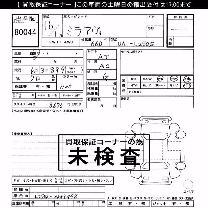 DAIHATSU MIRA AVY