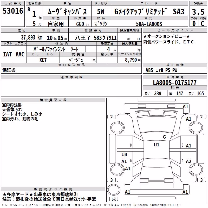 DAIHATSU MOVE CANBUS