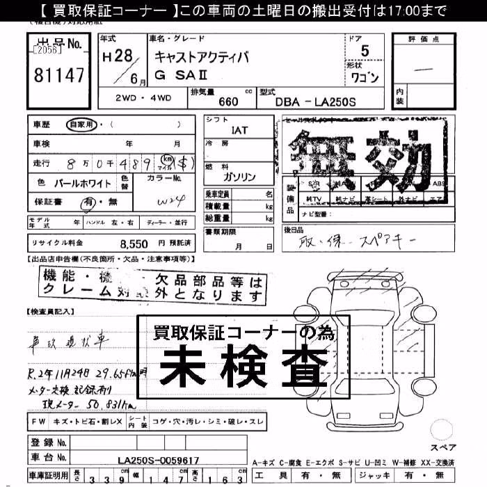 DAIHATSU CAST