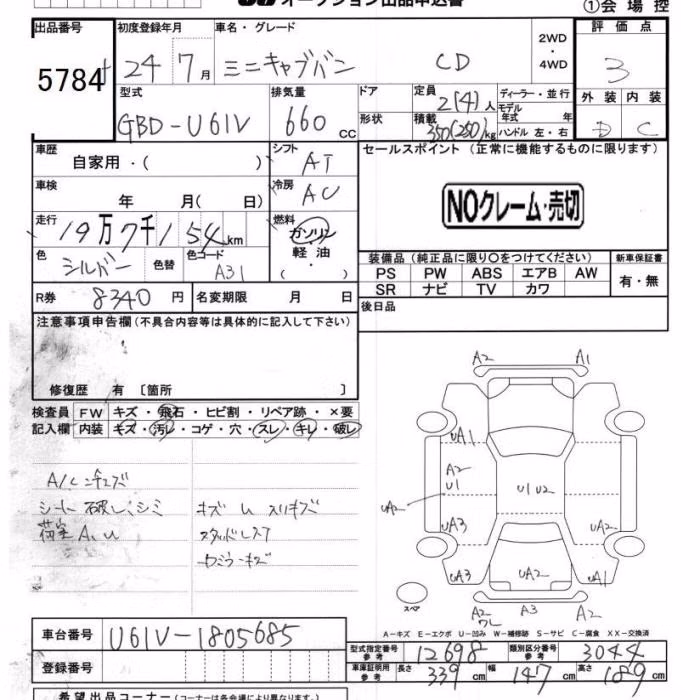 MITSUBISHI MINICAB