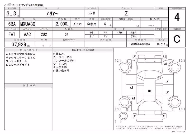 TOYOTA HARRIER