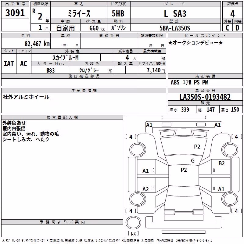 DAIHATSU MIRA E:S