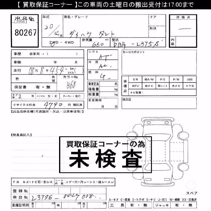 DAIHATSU TANTO