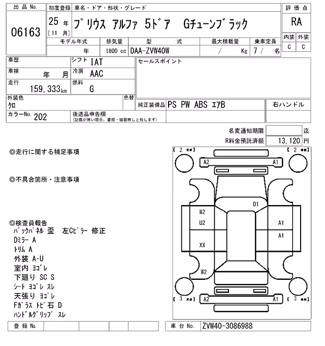 TOYOTA PRIUS ALPHA