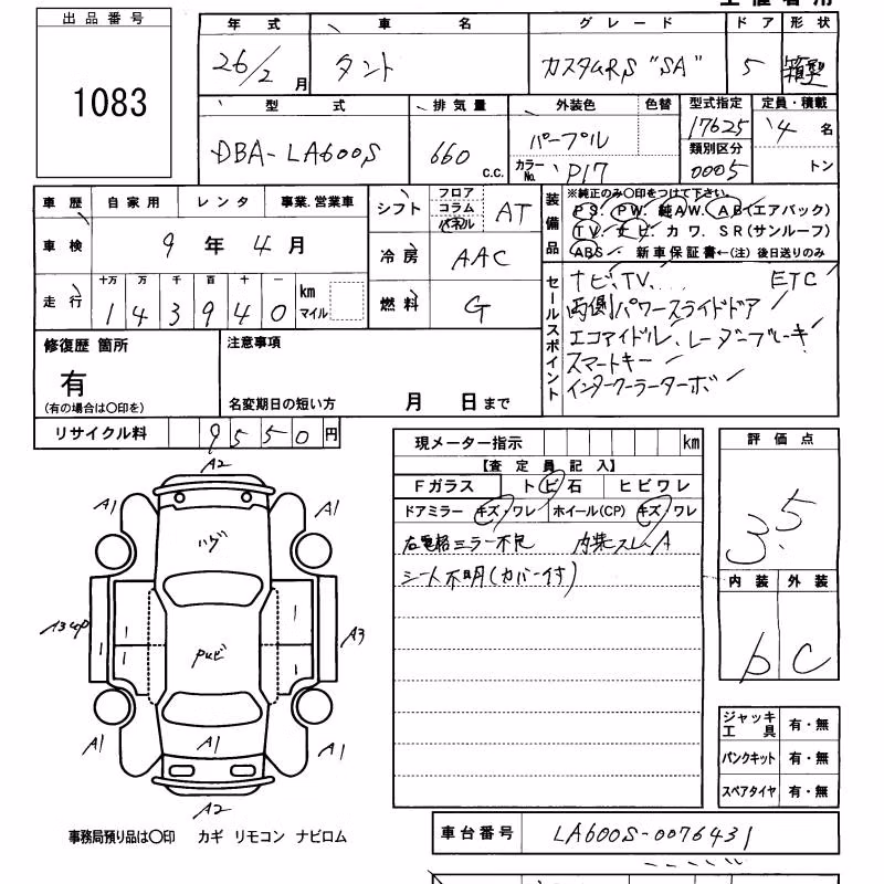 DAIHATSU TANTO