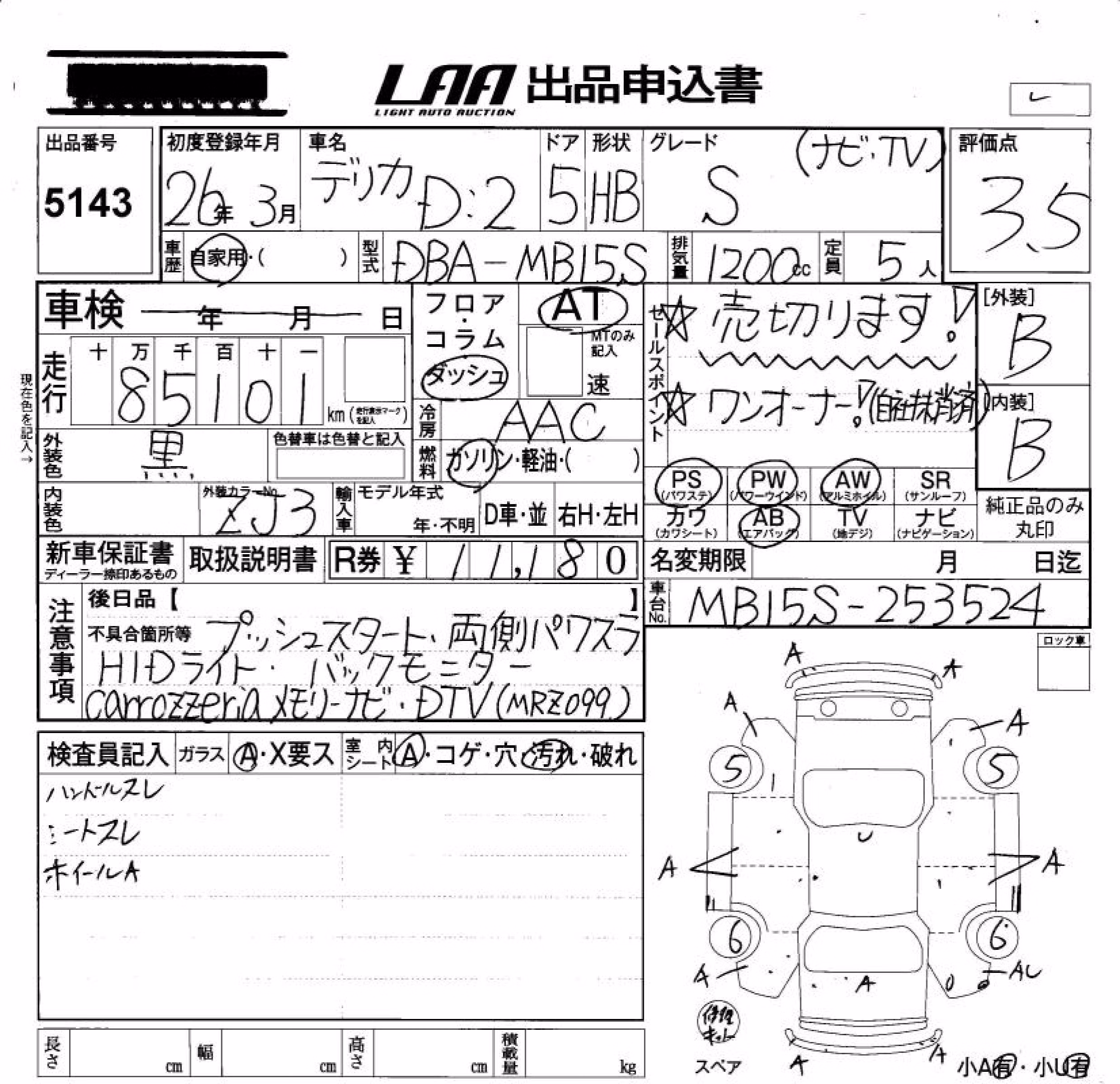 MITSUBISHI DELICA D:2