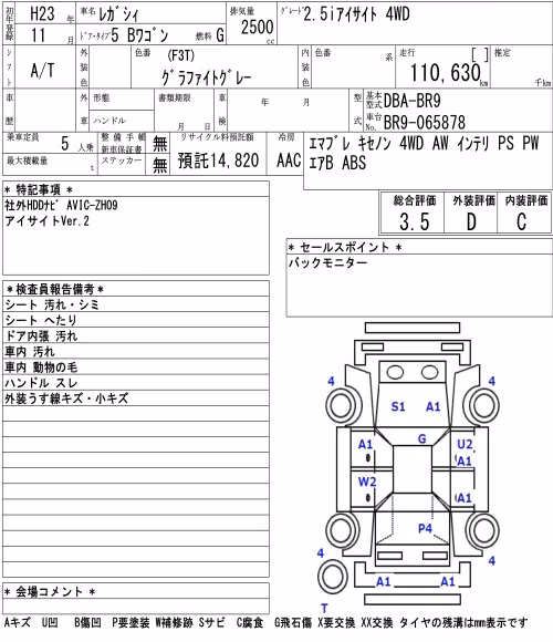 SUBARU LEGACY