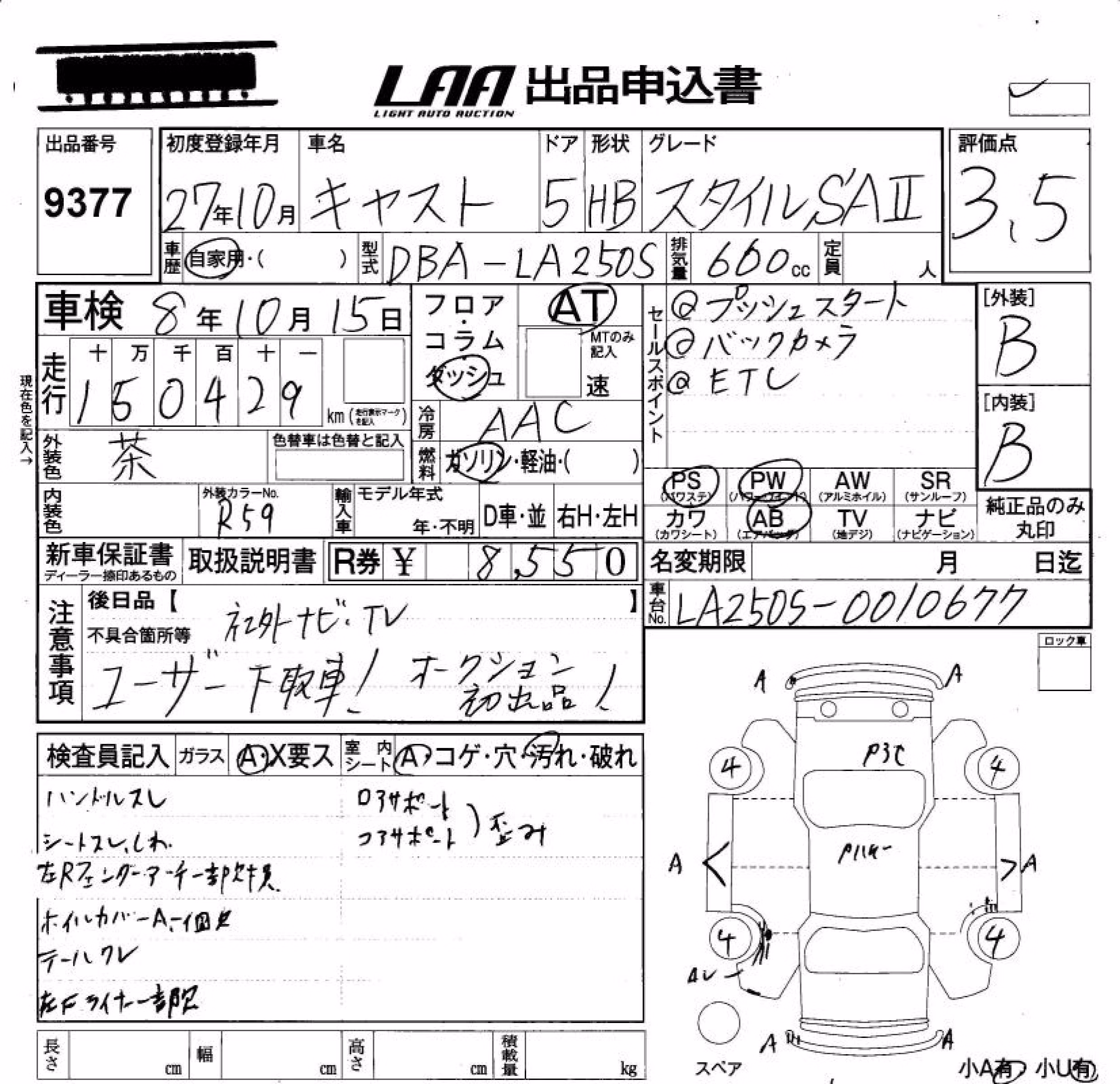 DAIHATSU CAST