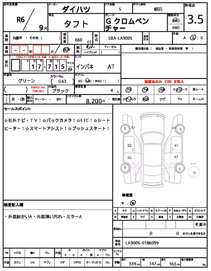 DAIHATSU TAFT