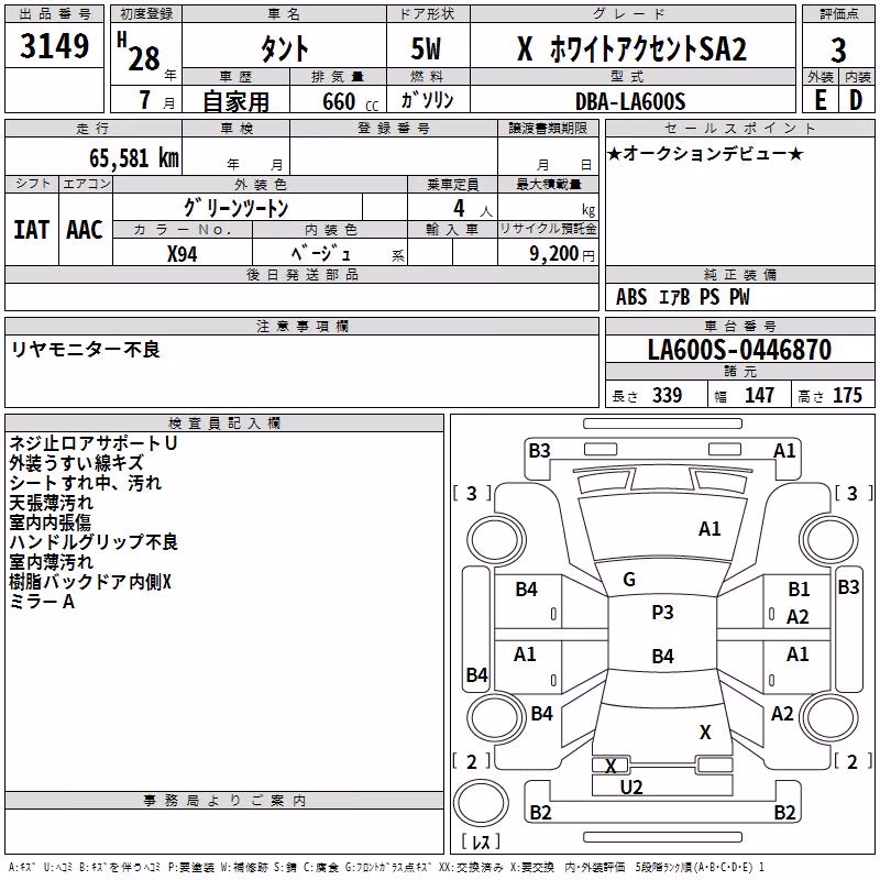 DAIHATSU TANTO