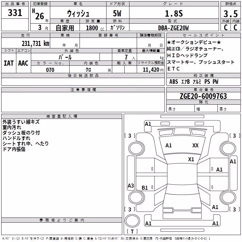 TOYOTA WISH