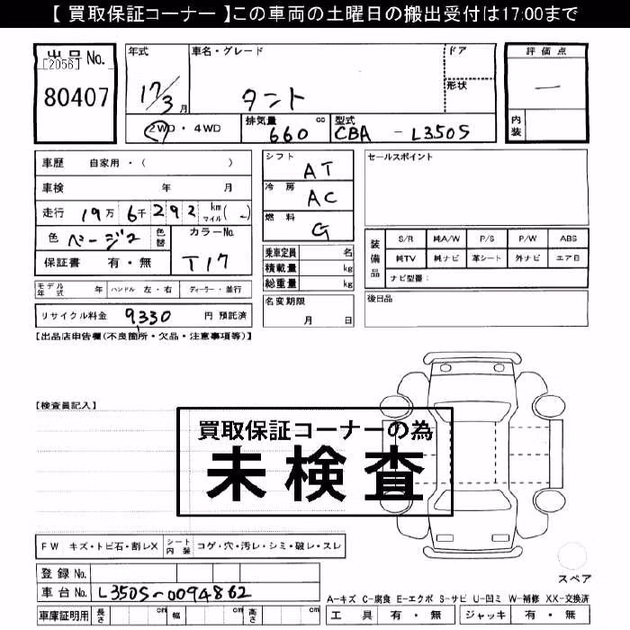 DAIHATSU TANTO
