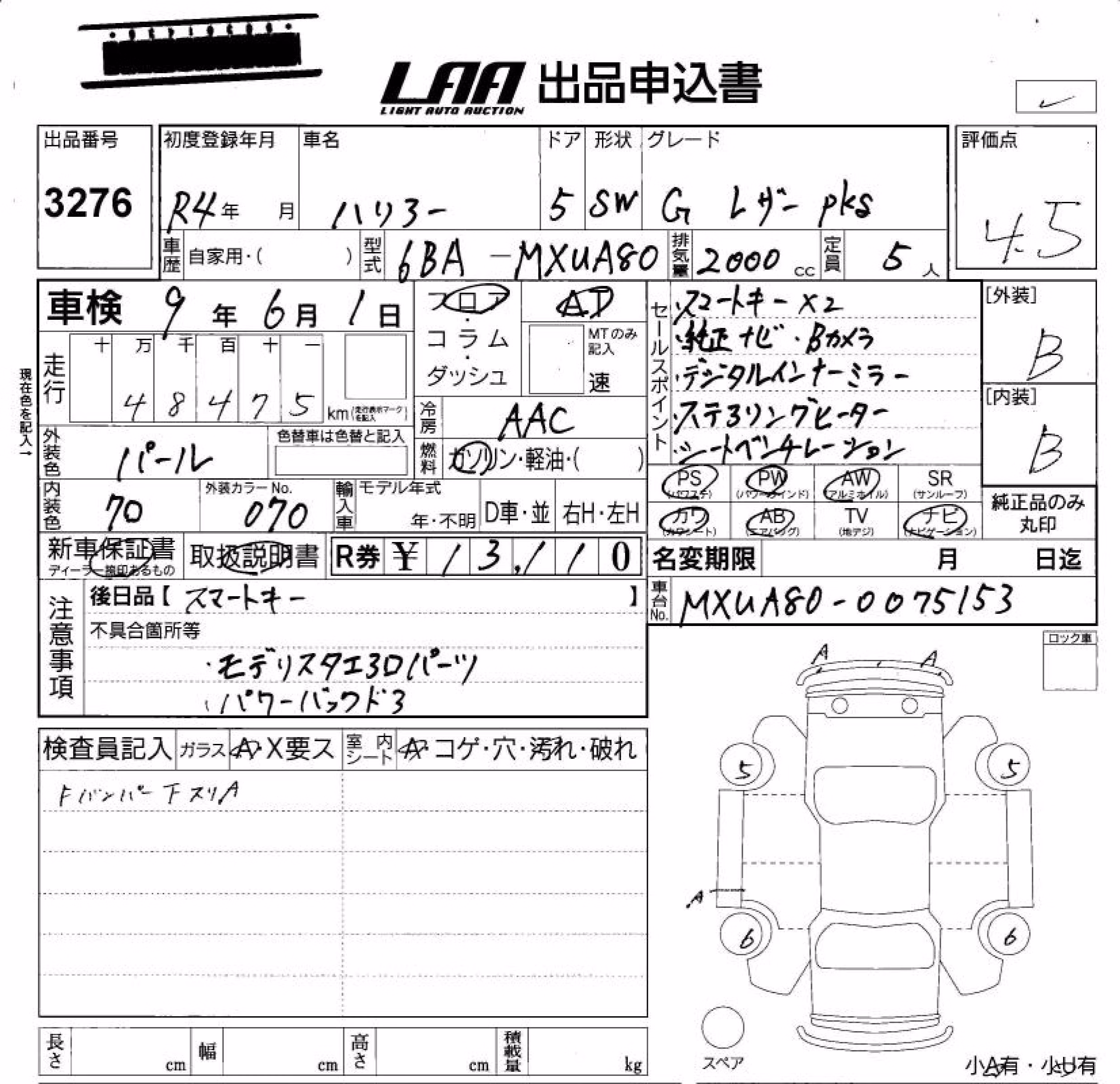 TOYOTA HARRIER