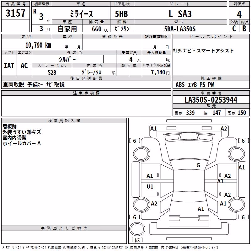 DAIHATSU MIRA E:S