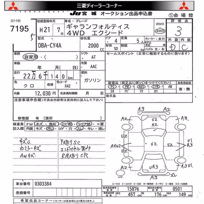 MITSUBISHI GALANT FORTIS