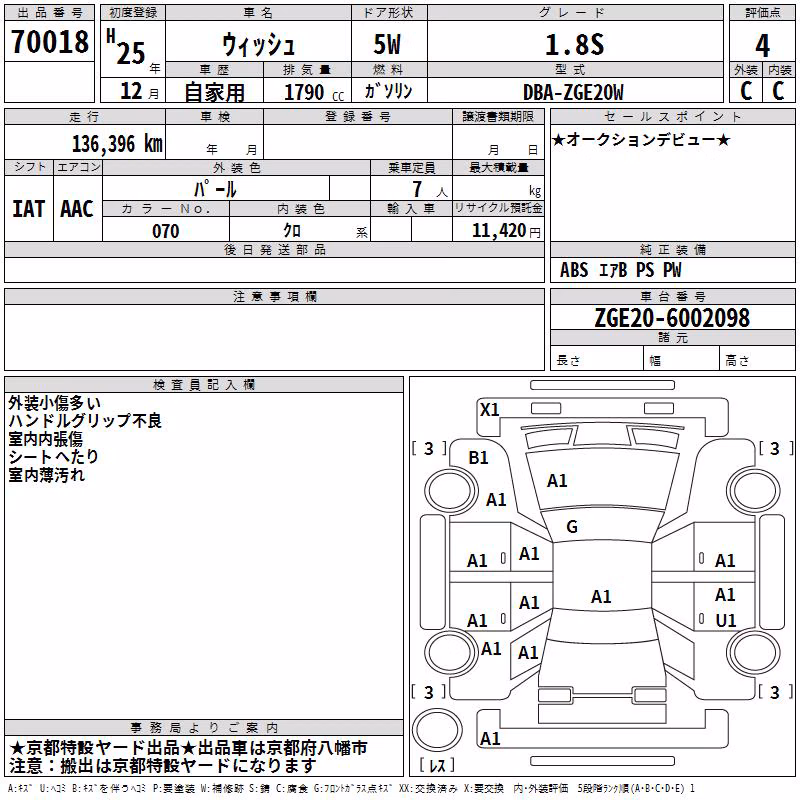 TOYOTA WISH