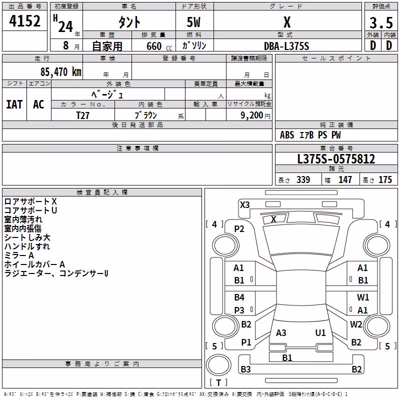 DAIHATSU TANTO