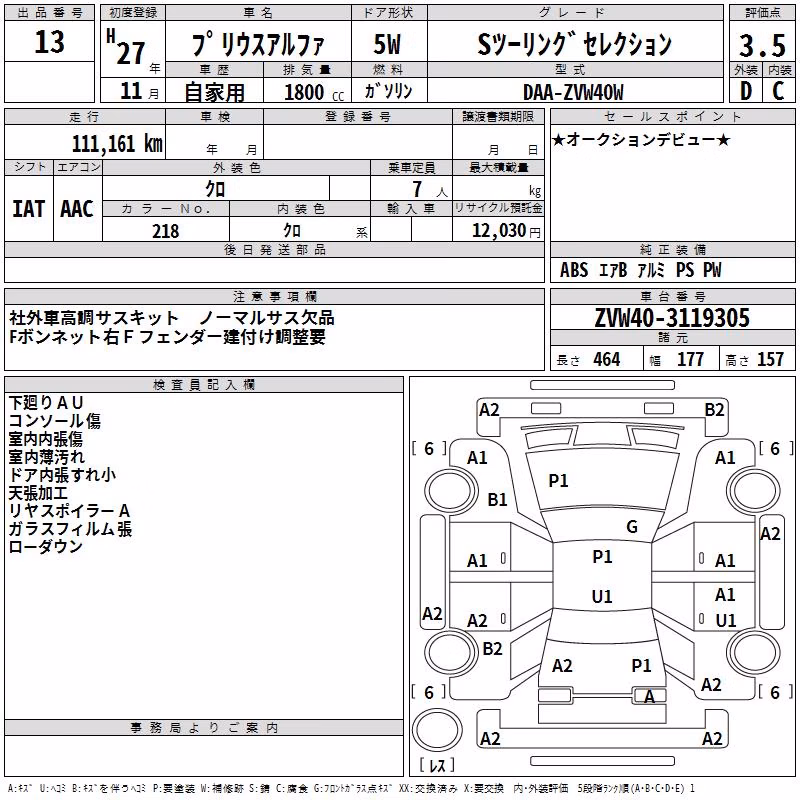 TOYOTA PRIUS ALPHA