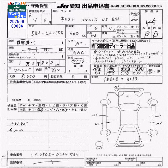 DAIHATSU CAST
