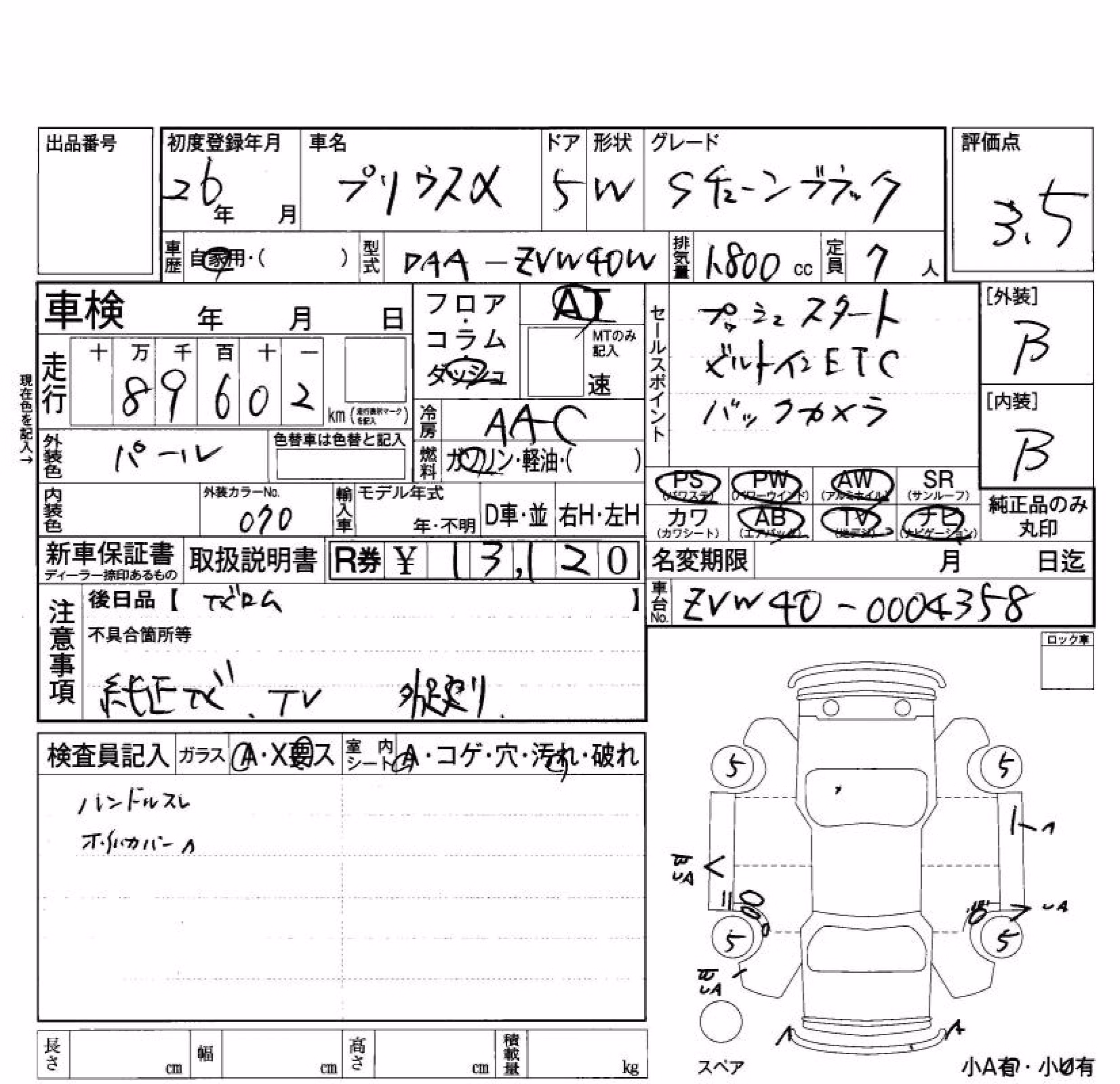 TOYOTA PRIUS ALPHA