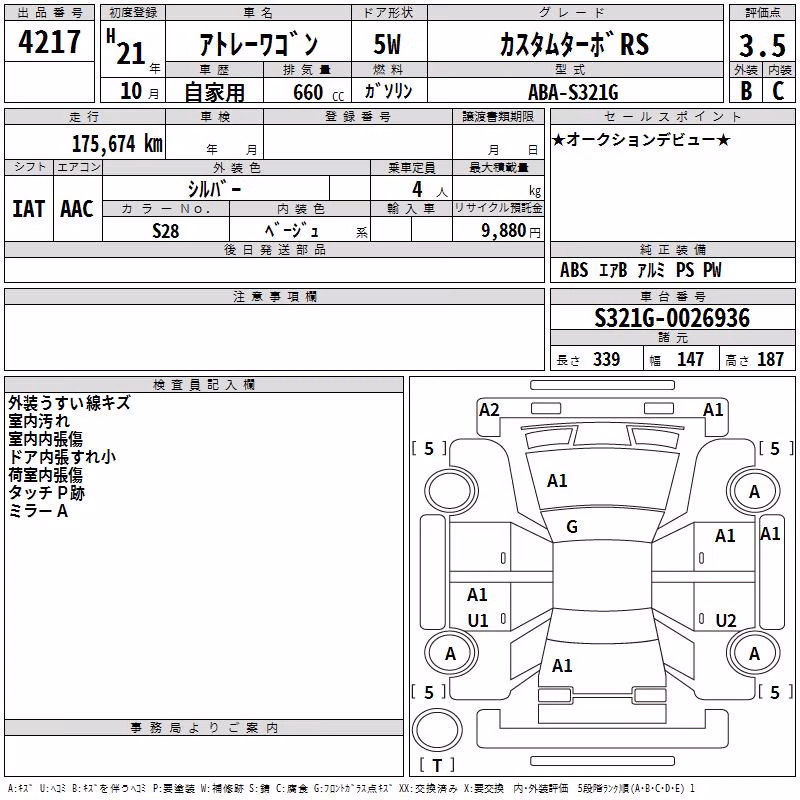 DAIHATSU ATRAI